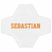 Personnalisé orange nom personnalisé numéro d'équi (Plat)