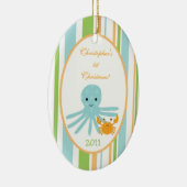 Personnalisé Ornement Personnalisé Striped Ocean S (Droite)