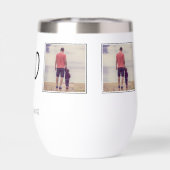 Personnalisé Papa 4 Photos Meilleur Papa Jamais Mo (Arrière)