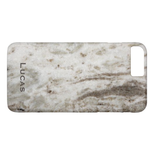 Personnalisé Pearl Granite iPhone 7 Plus Coque (Dos (Horizontal))