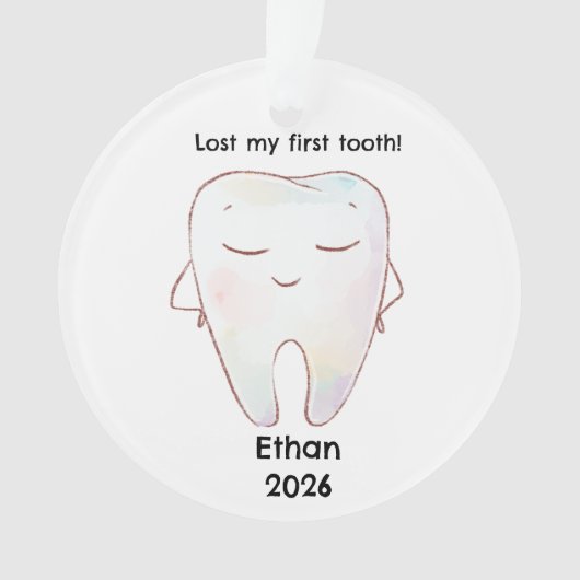 Personnalisé Perdu Mon premier Noël de dent (devant)