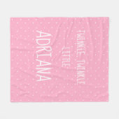 Personnalisé peu de couverture d'ouatine d'étoile (Devant (Horizontal))