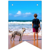 Personnalisé Photo Anniversaire Drapeaux de Bunthd (Premier drapeau)