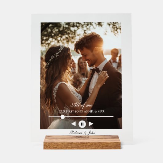 Personnalisé, Photo, Première Chanson, Signal Mari (Recto)