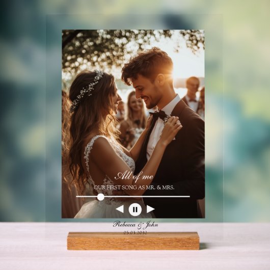 Personnalisé, Photo, Première Chanson, Signal Mari (Neutre)