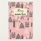 Personnalisé Pink Paris Planner (Devant)