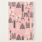 Personnalisé Pink Paris Planner (Dos)