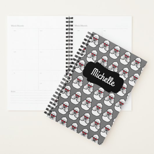 Personnalisé Poodle Motif drôle (Devant avec enveloppe)