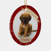 Personnalisé Premier Ornement de Noël Dé (Droite)