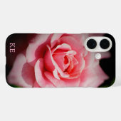 Personnalisé Rose rose coque iphone robuste (Verso (horizontal))