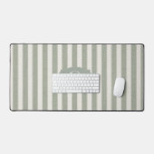 Personnalisé Rustique Vert Sauge Rayé (Clavier et souris)