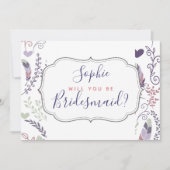 Personnalisé Serez-vous ? Carte mariage (Devant)