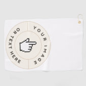 Personnalisé - Serviette de golf (Horizontal)