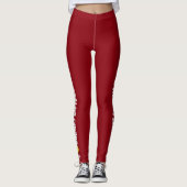 Personnalisé Softball Leggings Nom du joueur d'équ (Devant)