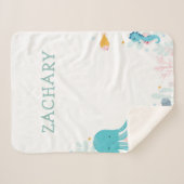 Personnalisé sous la couverture Sherpa bébé/bébé d (Devant (Horizontal))