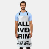 Personnalisé sur toute impression grand tablier (Porté)