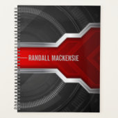 Personnalisé Techno-Thème Rouge et Noir (Devant)