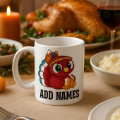 Personnalisé Thanksgiving Coffee Mugs Nom drôle