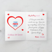 Personnalisé Tu éclaires mon monde Saint Valentin  (Intérieur)