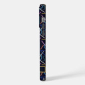 Personnalisé Turquoise bleu jaune rouge Abstrait M (Côté gauche)