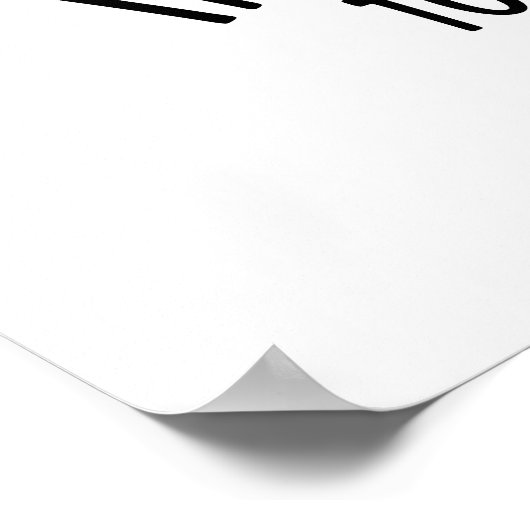 Personnalisé une affiche d'enseignant vraiment ext (Coin)