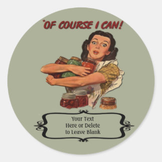 Personnalisé vintage Canning Étiquette