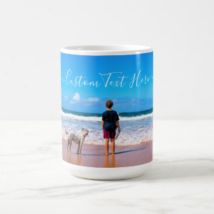 Personnalisé Votre Animal Photo Café Mug Texte Per