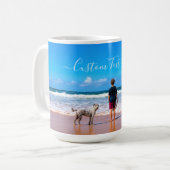 Personnalisé Votre Animal Photo Café Mug Texte Per (Devant gauche)