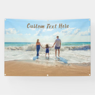 Personnalisé votre bannière photo avec texte perso