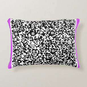 Personnalisé Votre Coussin de code QR Couleur pers