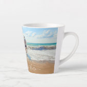 Personnalisé votre Mug en latte photo avec texte p (Droite)