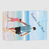 Personnalisé votre photo serviette de golf et text (Horizontal)