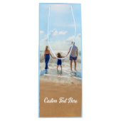 Personnalisé Votre Photo Vin Sac Cadeau Texte Pers (Devant)