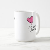 Personnalisé, vous nous épouserez ? Café Mug (Devant droit)
