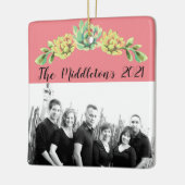 Personnalisé XMAS Ornement Bohemian Cactus Succule (Gauche)