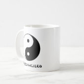 Personnalisé Yin Yang Mug (Devant gauche)