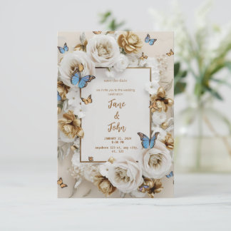 [Personnalisée] Elégante invitation de mariage dan