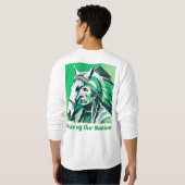 Personnalisée Fière Patrimoine Hommes Sweatshirt d (Dos entier)