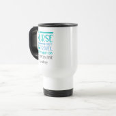 Personnalisée Funny Travel Nurse Travel Mug (Devant gauche)