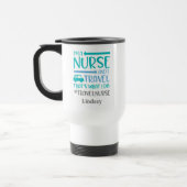 Personnalisée Funny Travel Nurse Travel Mug (Gauche)