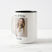 Personnalisée Joyeuse Photo Mug pour elle, Maman (Devant gauche)