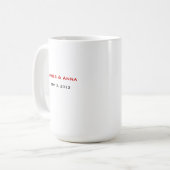 Personnalisée Mme Toujours Droite Mug (Devant gauche)