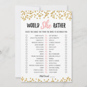 Personnalisée Voudrait-Elle Plutôt Carte Fête des  (Devant)