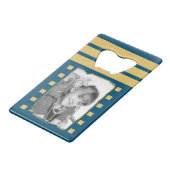 Personnaliser 1 photo amour vous papa or bleu (Dos Angle)