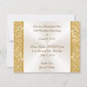 Personnaliser 50e anniversaire Modifier les cartes (Dos)