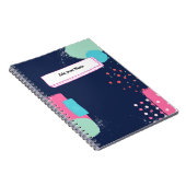 PERSONNALISER : Abstrait avec des points | Carnet (Côté Droit)