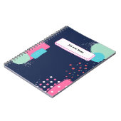 PERSONNALISER : Abstrait avec des points | Carnet (Côté gauche)