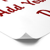 Personnaliser - Affiche (Coin)