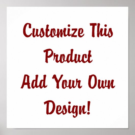 Personnaliser - Affiche (Devant)