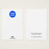 Personnaliser Ajouter votre carte d'affichage d'or (Devant & derrière)